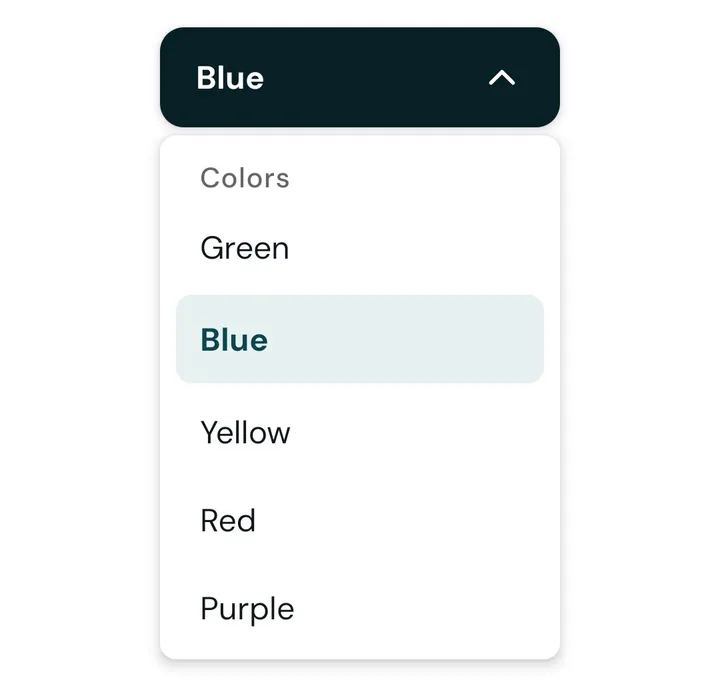 Dropdown component